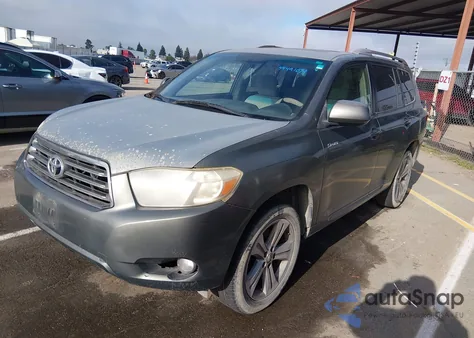2008 Toyota Highlander Sport z USA, uszkodzony, nr VIN JTEDS43A282064057
